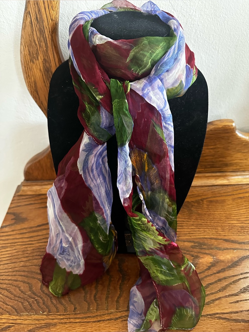 Vintage A.Brod Floral  Scarf